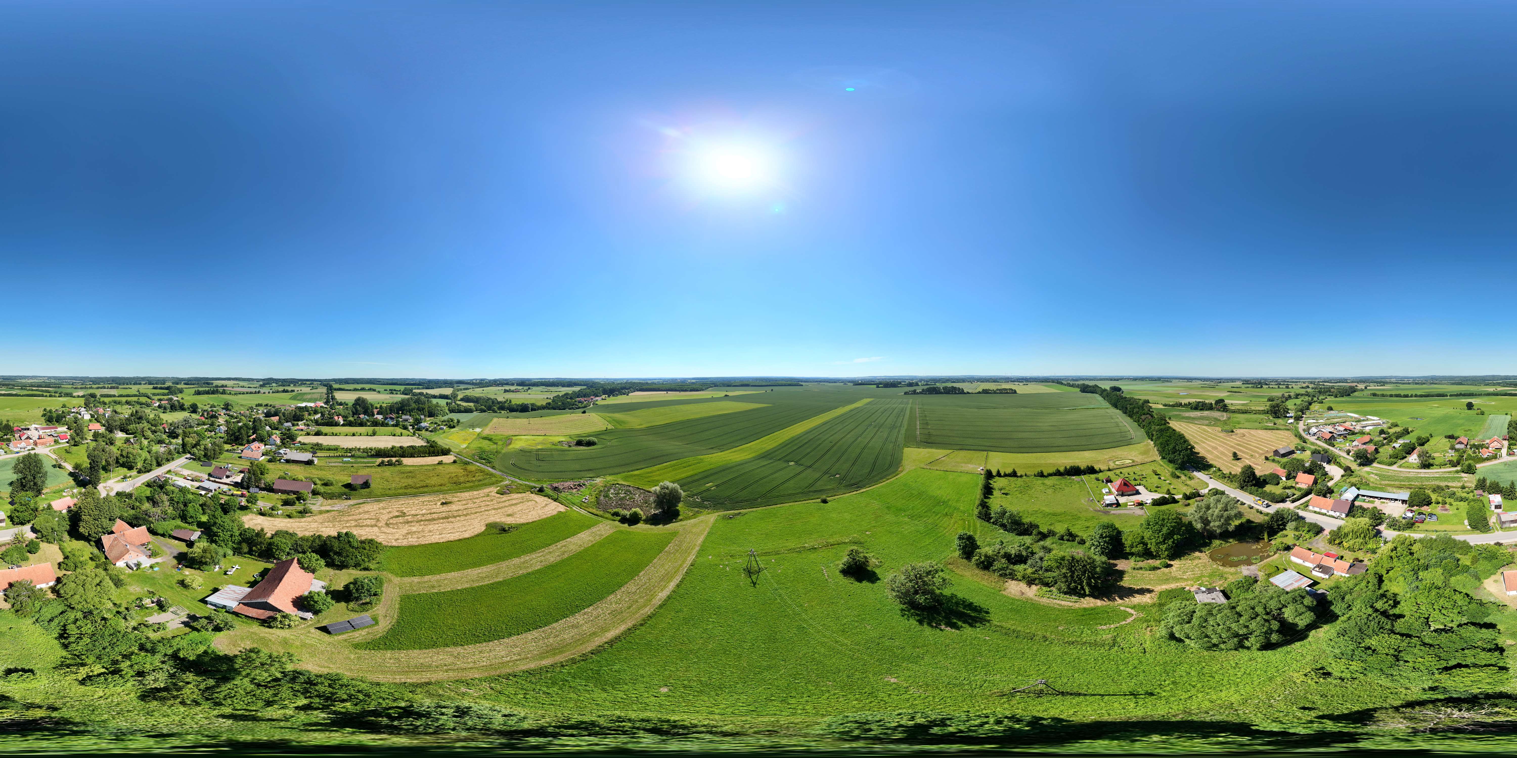 nad działką